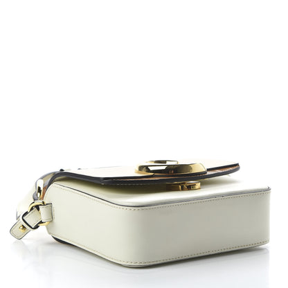 Chloe Calfskin Crocodile Embossed Mini C Double Carry Blondie Beige Autumnal Brown 4 of 10