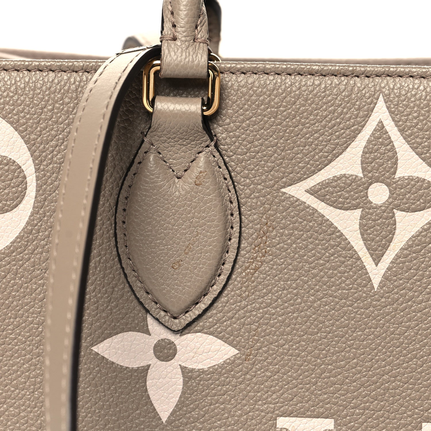 Louis Vuitton Empreinte Monogram Giant Onthego MM Tourterelle Creme 11 of 11