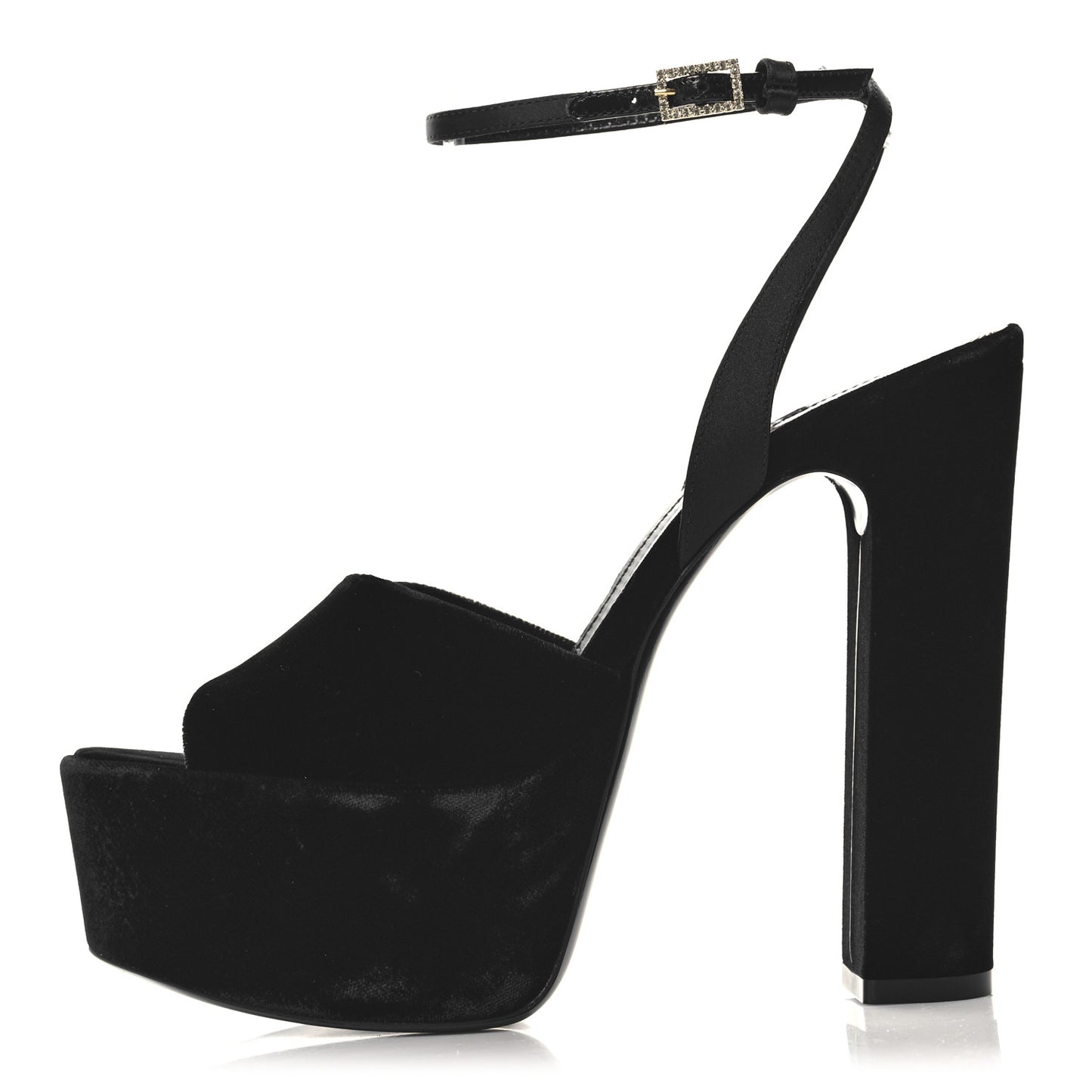 Velvet Jodie Platform Sandals 37.5 Black