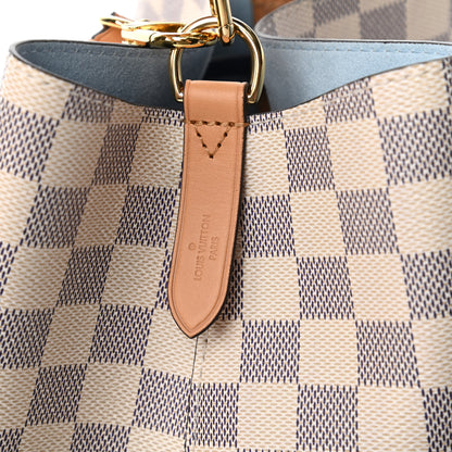 Louis Vuitton Damier Azur Braided Neonoe MM Blue 8 of 11