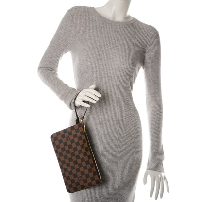 Louis Vuitton Damier Ebene Neverfull MM GM Pochette 2 of 8