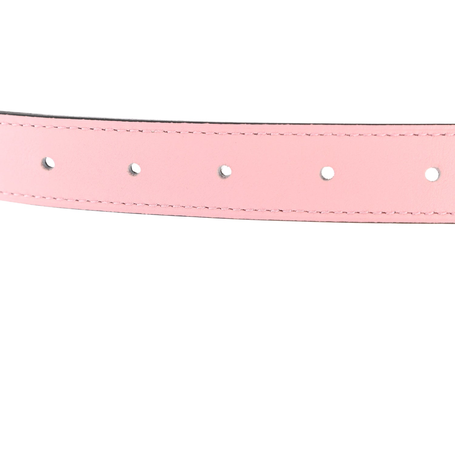 Hermes Swift Epsom 24mm Belt Strap 80 Rose Sakura Etoupe 3 of 5