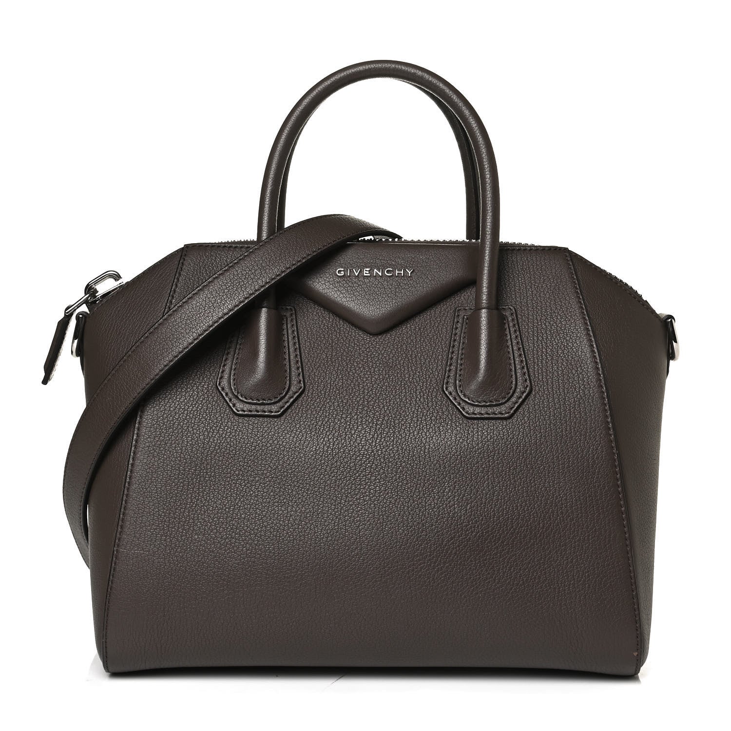 Givenchy Sugar Goatskin Small Antigona Heather Grey 1 of 17