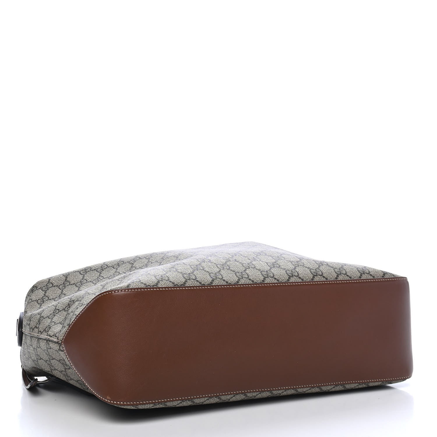 Gucci GG Supreme Monogram Large Linea A Hobo Light Brown 4 of 9