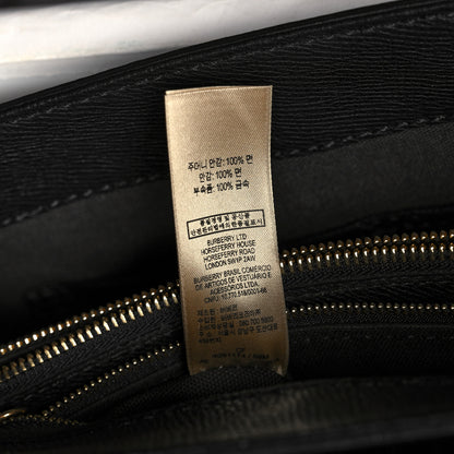 Burberry Derby Calfskin House Check Medium Camberley Black 8 of 13