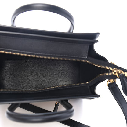 Celine Lizard Smooth Calfskin Nano Luggage Beige Black 4 of 4