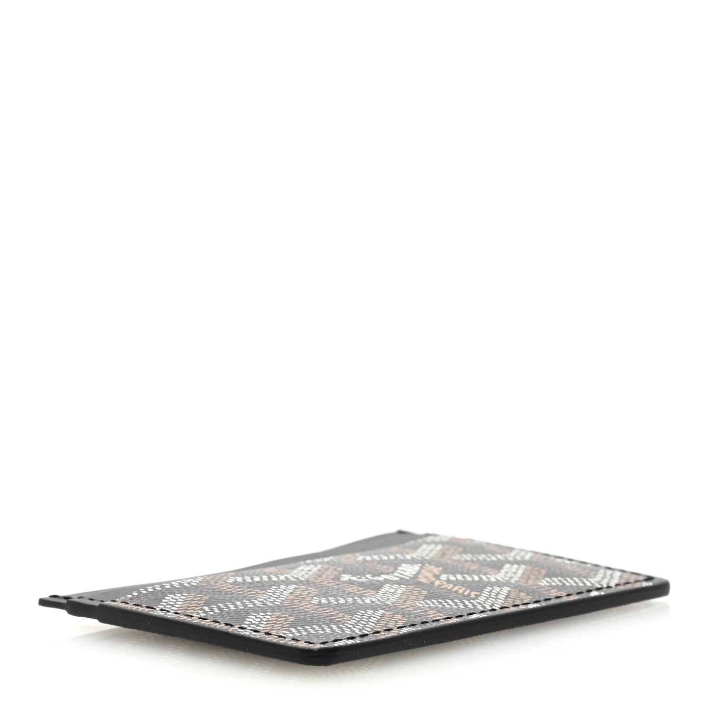 Goyardine Saint Sulpice Card Holder Black