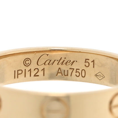 Cartier 18K Yellow Gold 3.5mm LOVE Wedding Band Ring 51 5.75 4 of 4