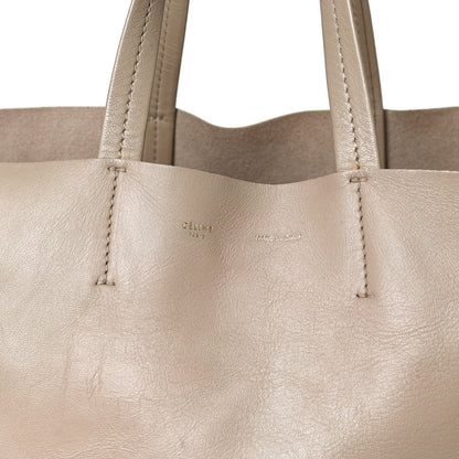 Celine Lambskin Vertical Bi-Cabas Butter 7 of 10