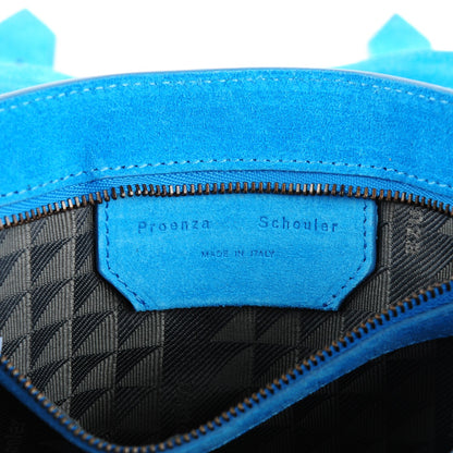 Proenza Schouler Suede Tiny PS1 Satchel Rip Tide 7 of 9
