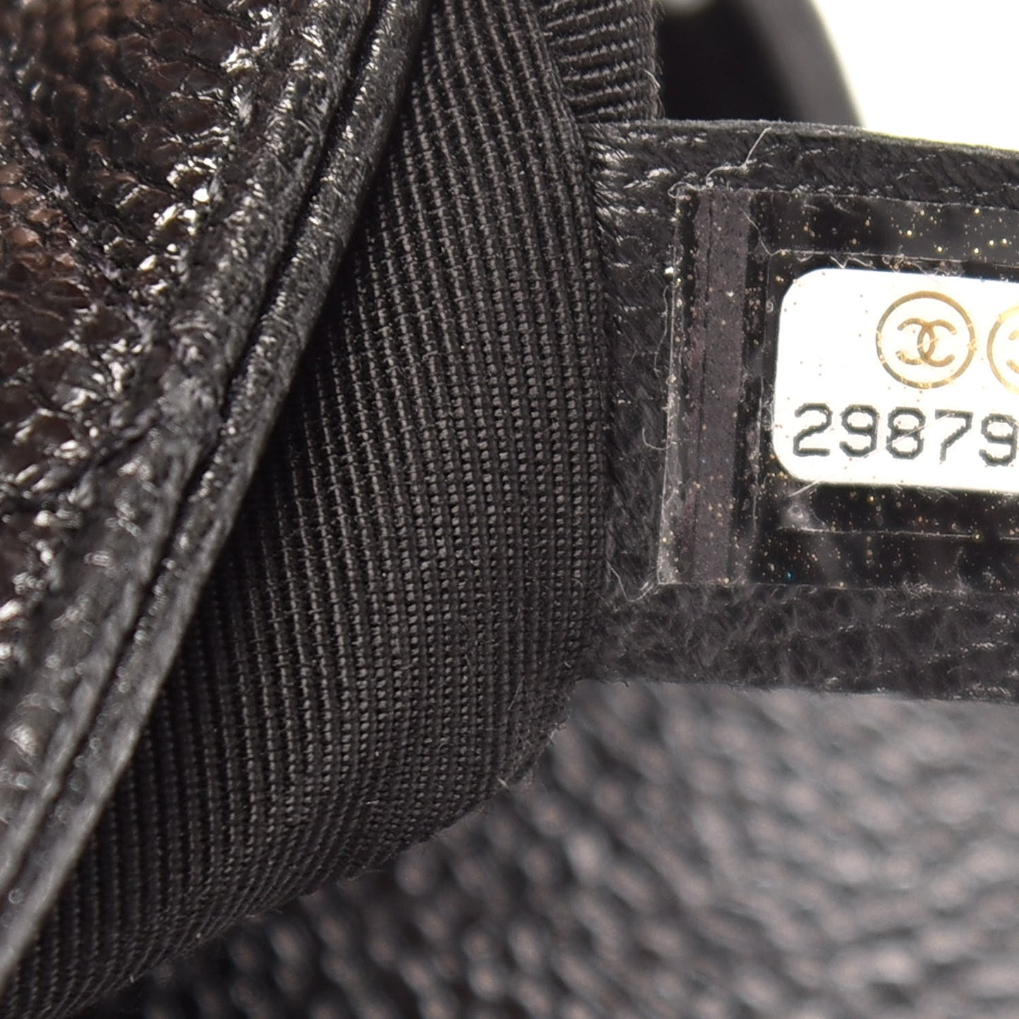 Caviar Quilted Incognito Mini Square Flap Black