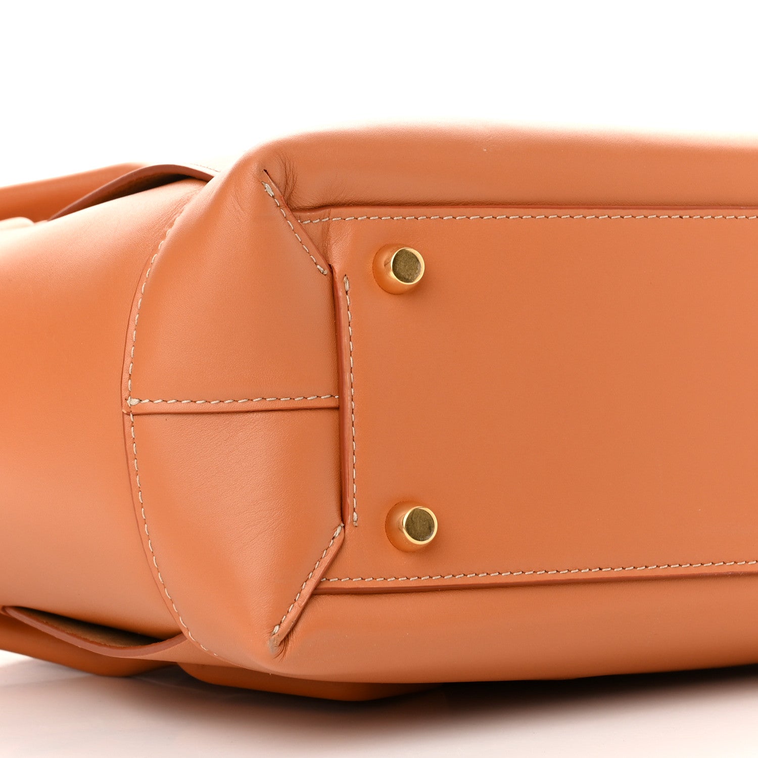 Bottega Veneta French Calfskin Maxi Intrecciato Medium Arco Caramel 7 of 8