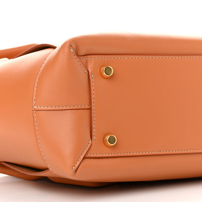 Bottega Veneta French Calfskin Maxi Intrecciato Medium Arco Caramel 7 of 8