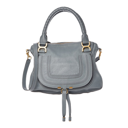 Chloe Calfskin Medium Marcie Satchel Cloudy Blue 1 of 14