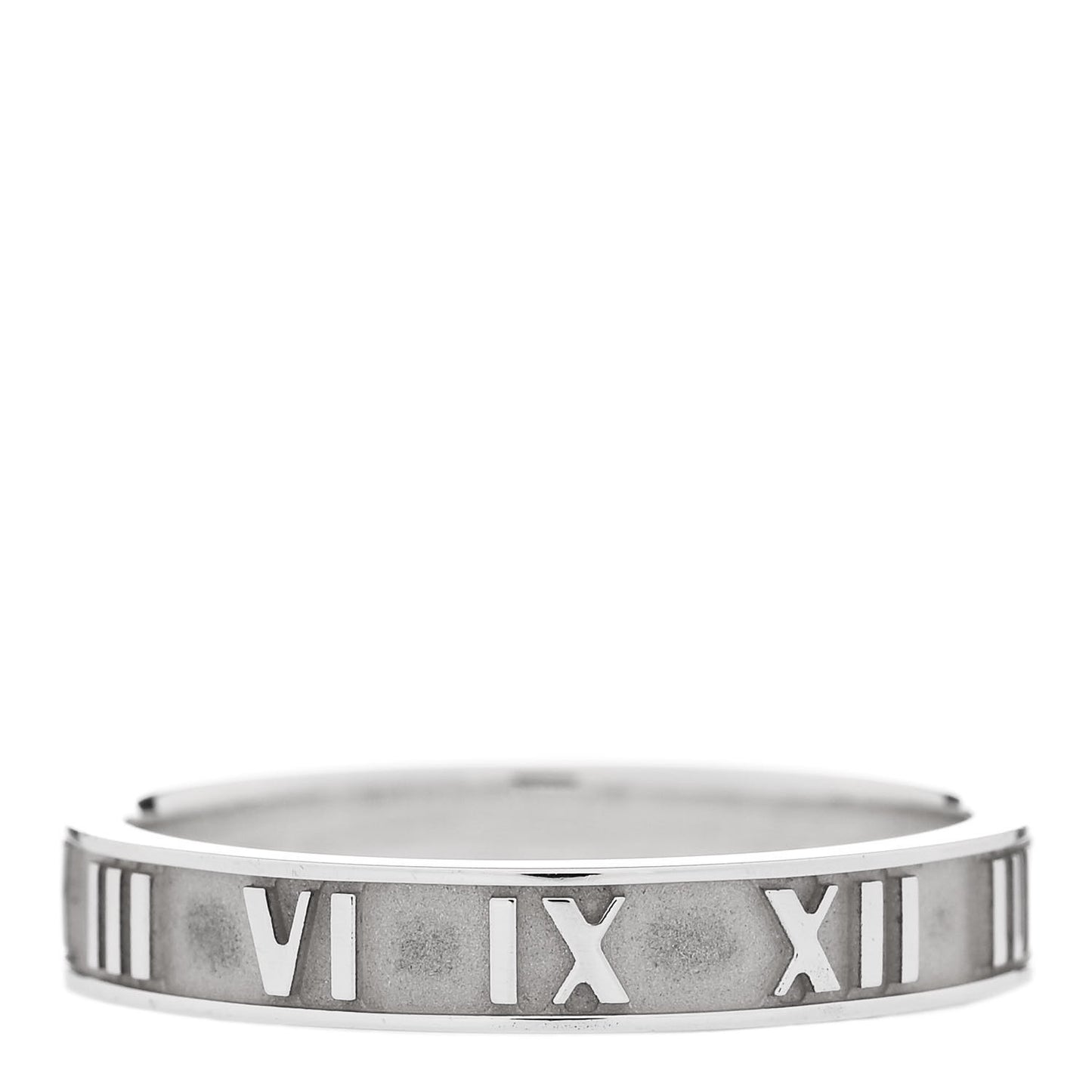 Sterling Silver Narrow Atlas Ring 61 9.5