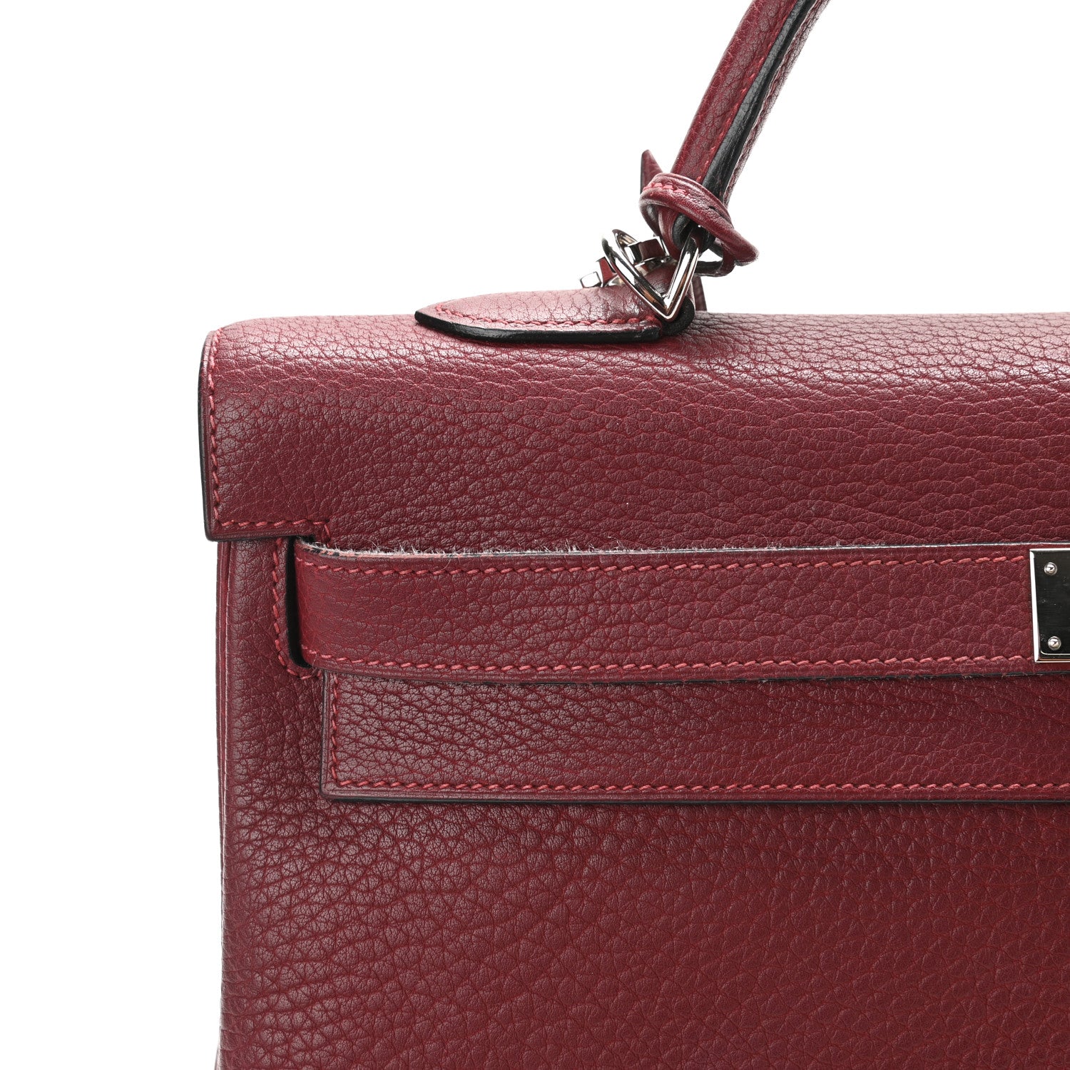 Hermes Fjord Kelly Retourne 40 Rouge H 20 of 31