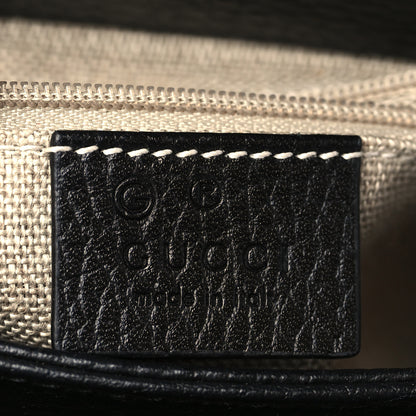 Gucci Dollar Calfskin Interlocking G Crossbody Bag Black 6 of 9
