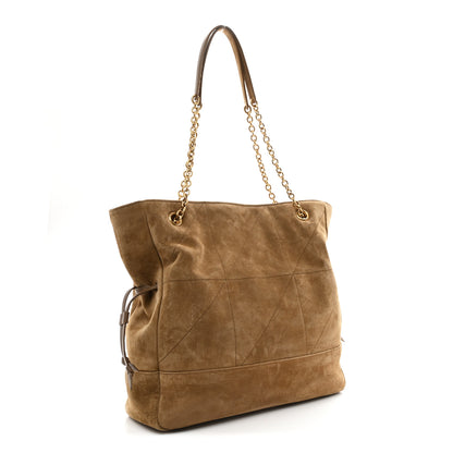 Saint Laurent Suede Medium Jamie Shopping Tote Golden Leaf 4 of 13