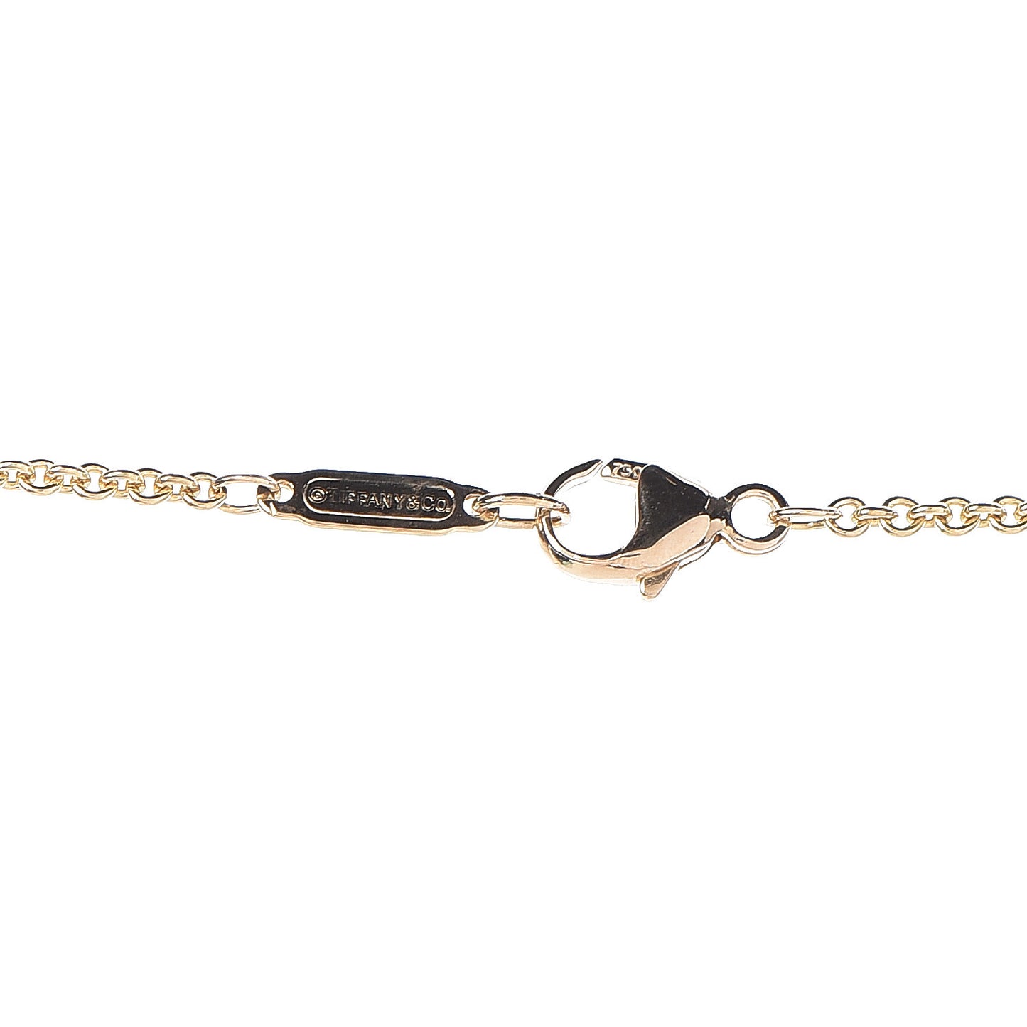 18K Yellow Gold 1837 Bar Pendant Necklace