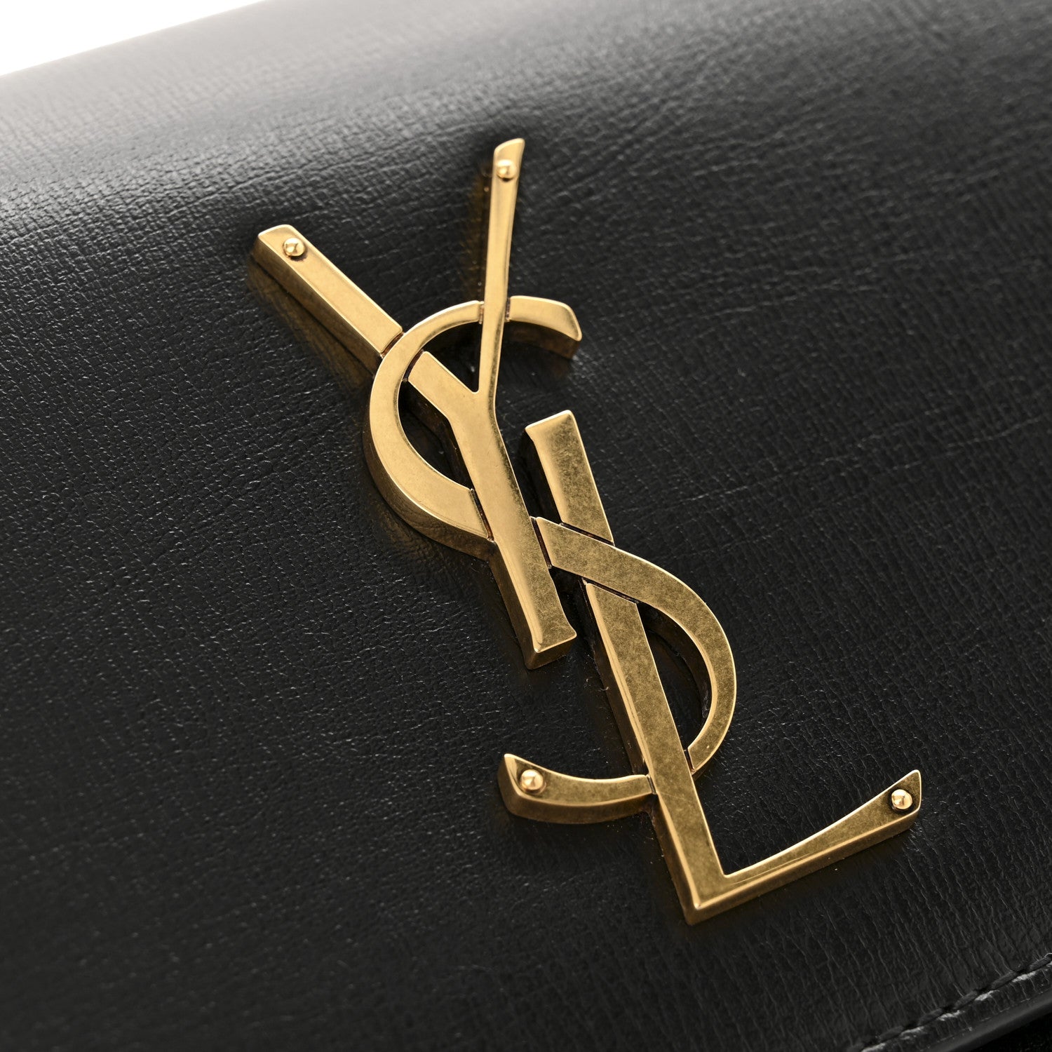 Saint Laurent Calfskin Monogram Sunset Chain Wallet Black 11 of 11