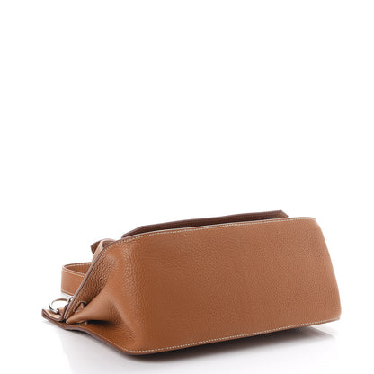 Hermes Taurillon Clemence Jypsiere 31 Gold 4 of 7