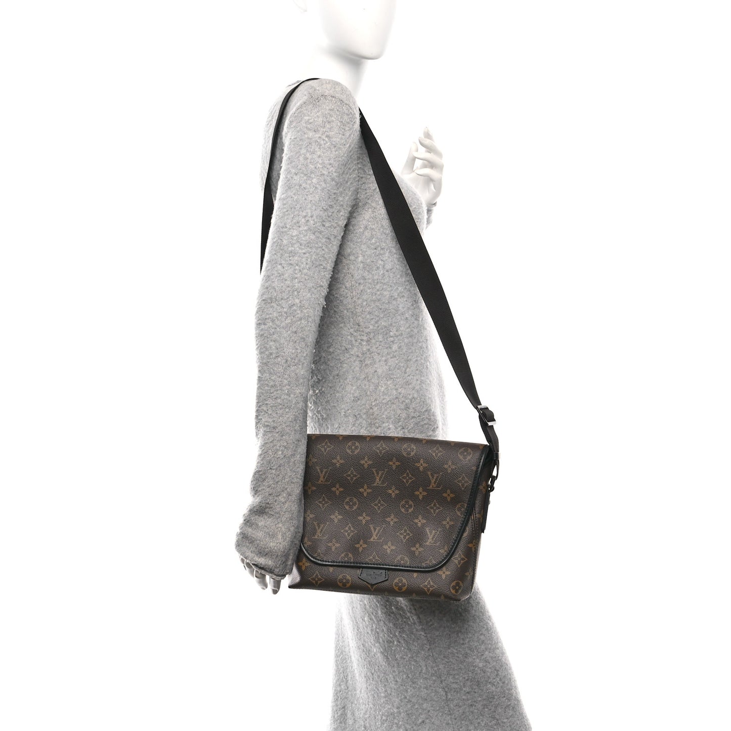 Monogram Macassar Magnetic Messenger