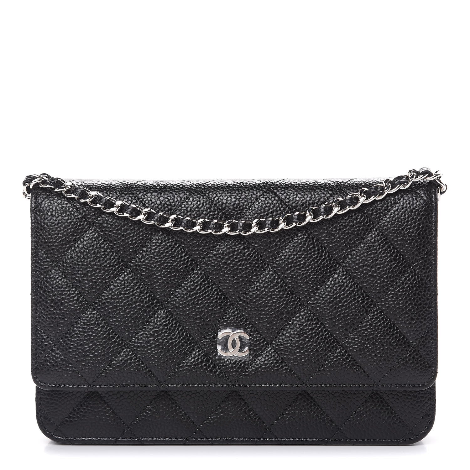 Chanel Caviar Quilted Wallet On Chain WOC Black 1 of 11