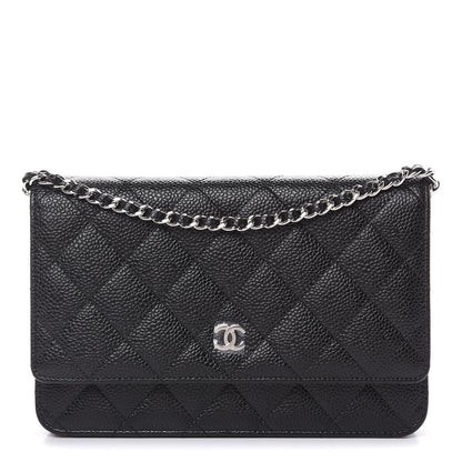 Chanel Caviar Quilted Wallet On Chain WOC Black 1 of 11