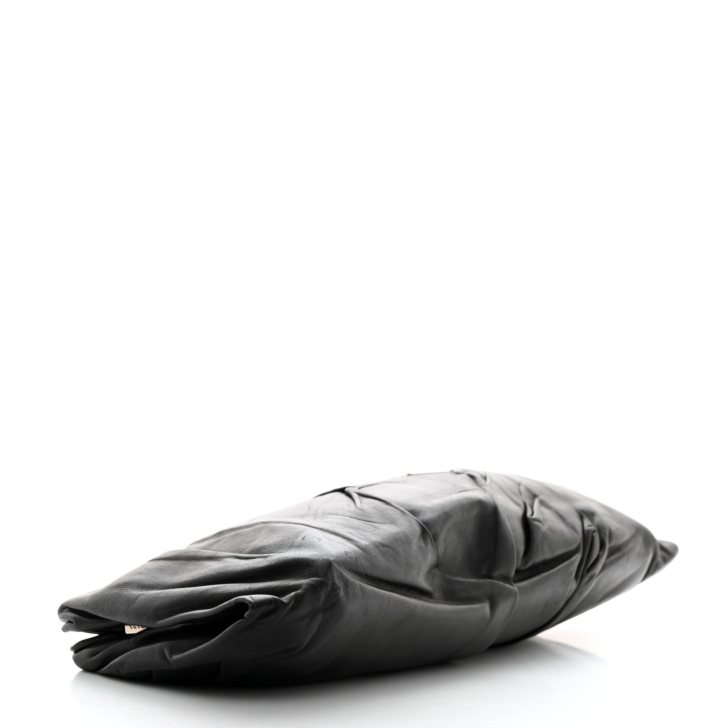 Prada Nappa Pleated Clutch Black 4 of 8