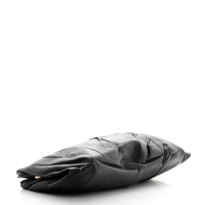 Prada Nappa Pleated Clutch Black 4 of 8