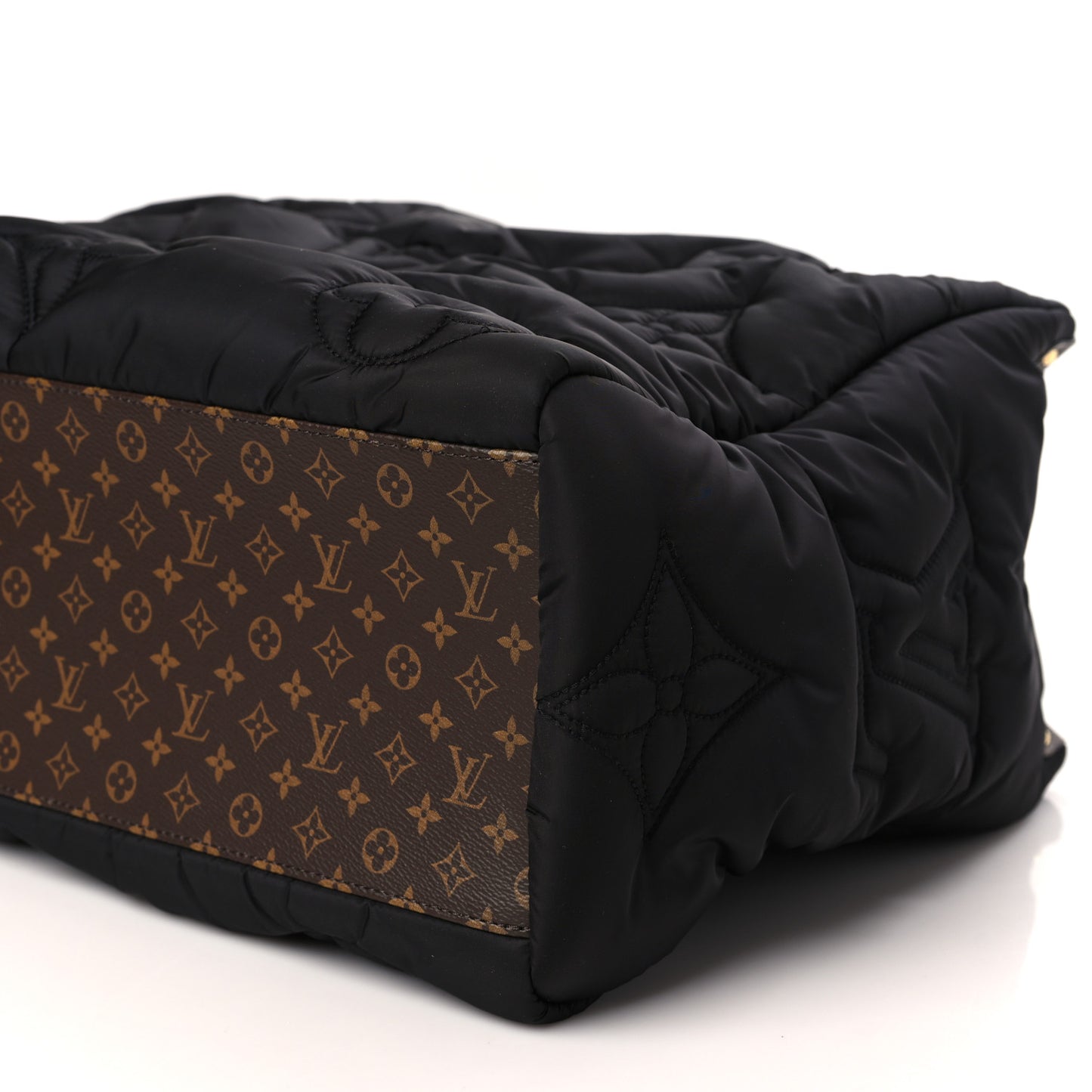 Econyl Monogram Pillow Giant Onthego GM Black