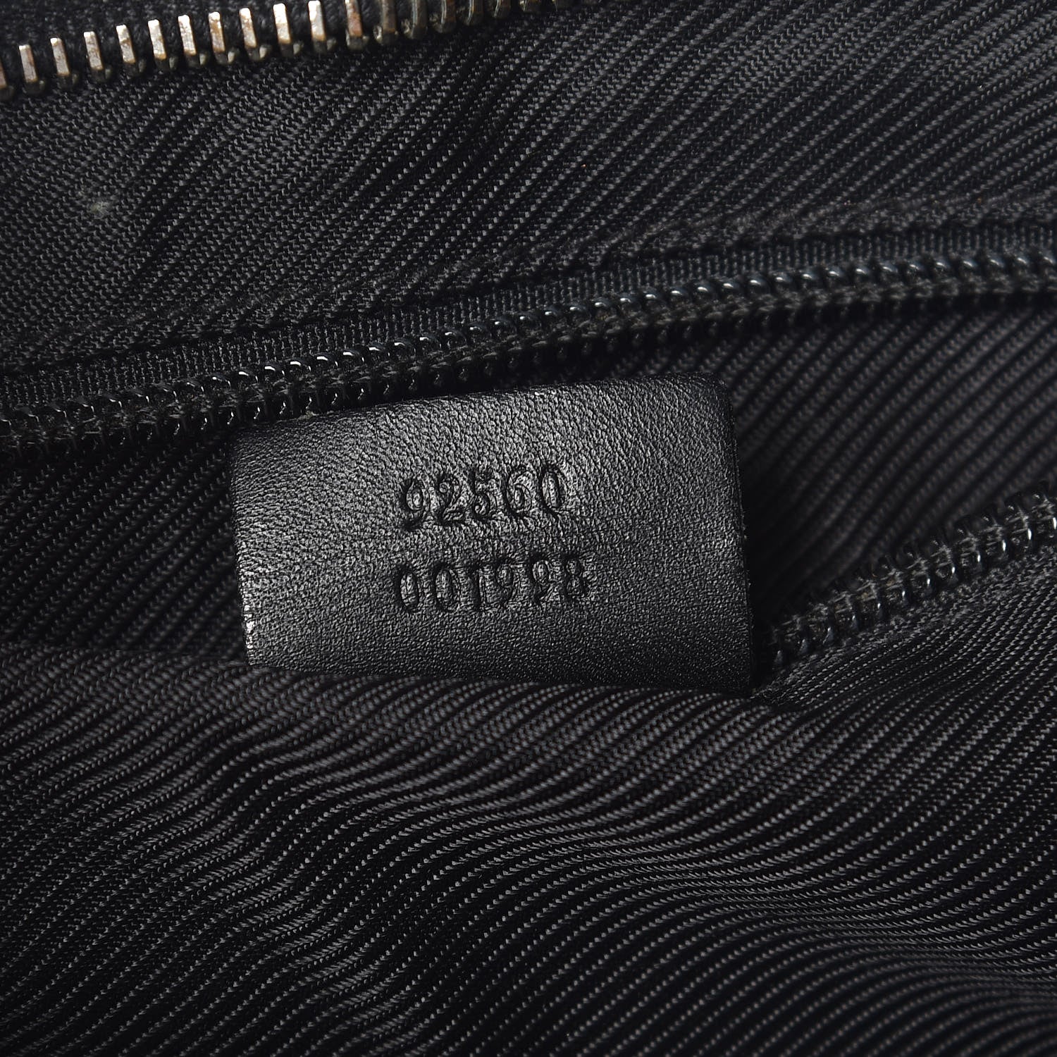 Gucci Monogram Flat Messenger Bag Black 7 of 7