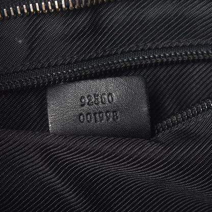 Gucci Monogram Flat Messenger Bag Black 7 of 7