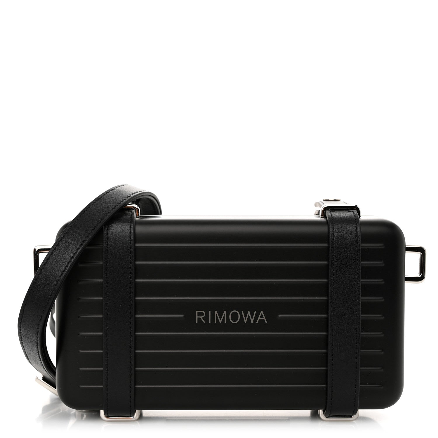 Christian Dior X RIMOWA Aluminum Personal Clutch On Strap Black 1 of 10