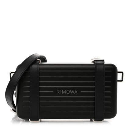 Christian Dior X RIMOWA Aluminum Personal Clutch On Strap Black 1 of 10
