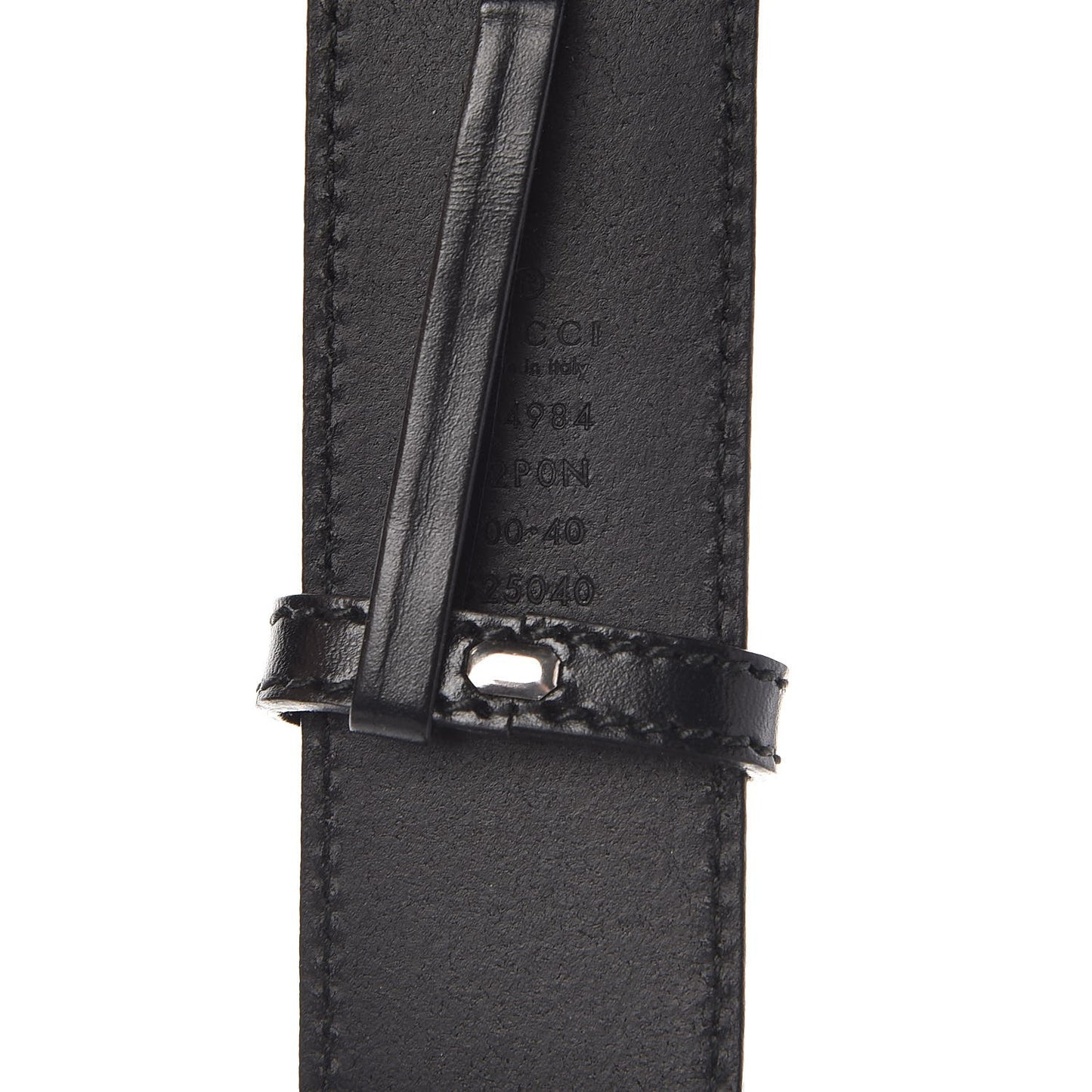 Calfskin Interlocking G 40mm Belt 100 40 Black