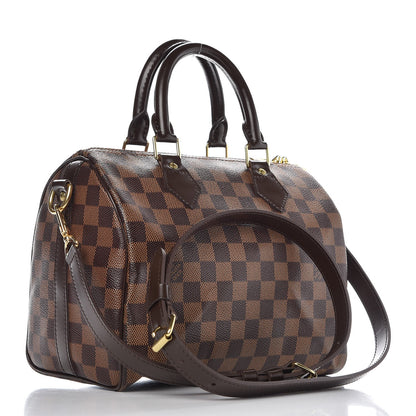 Louis Vuitton Damier Ebene Speedy Bandouliere 25 4 of 8