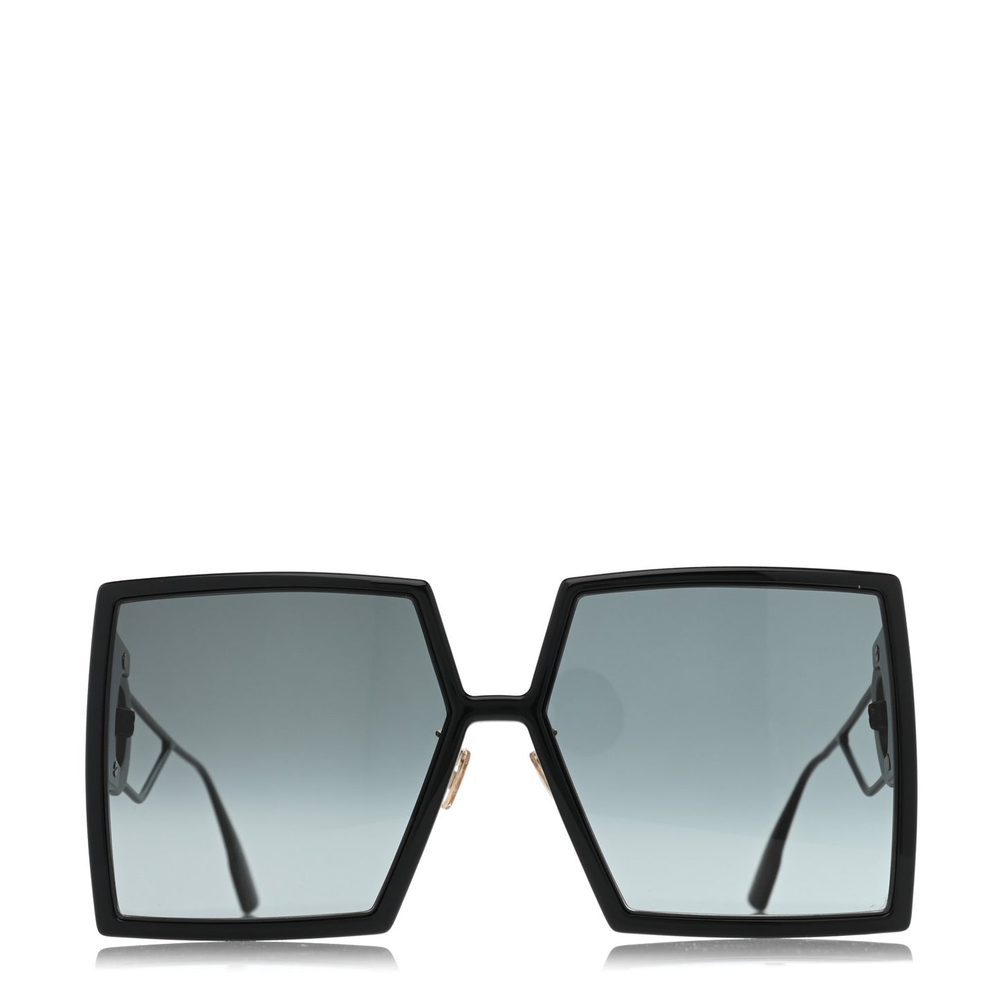 Square 30 Montaigne Sunglasses Black