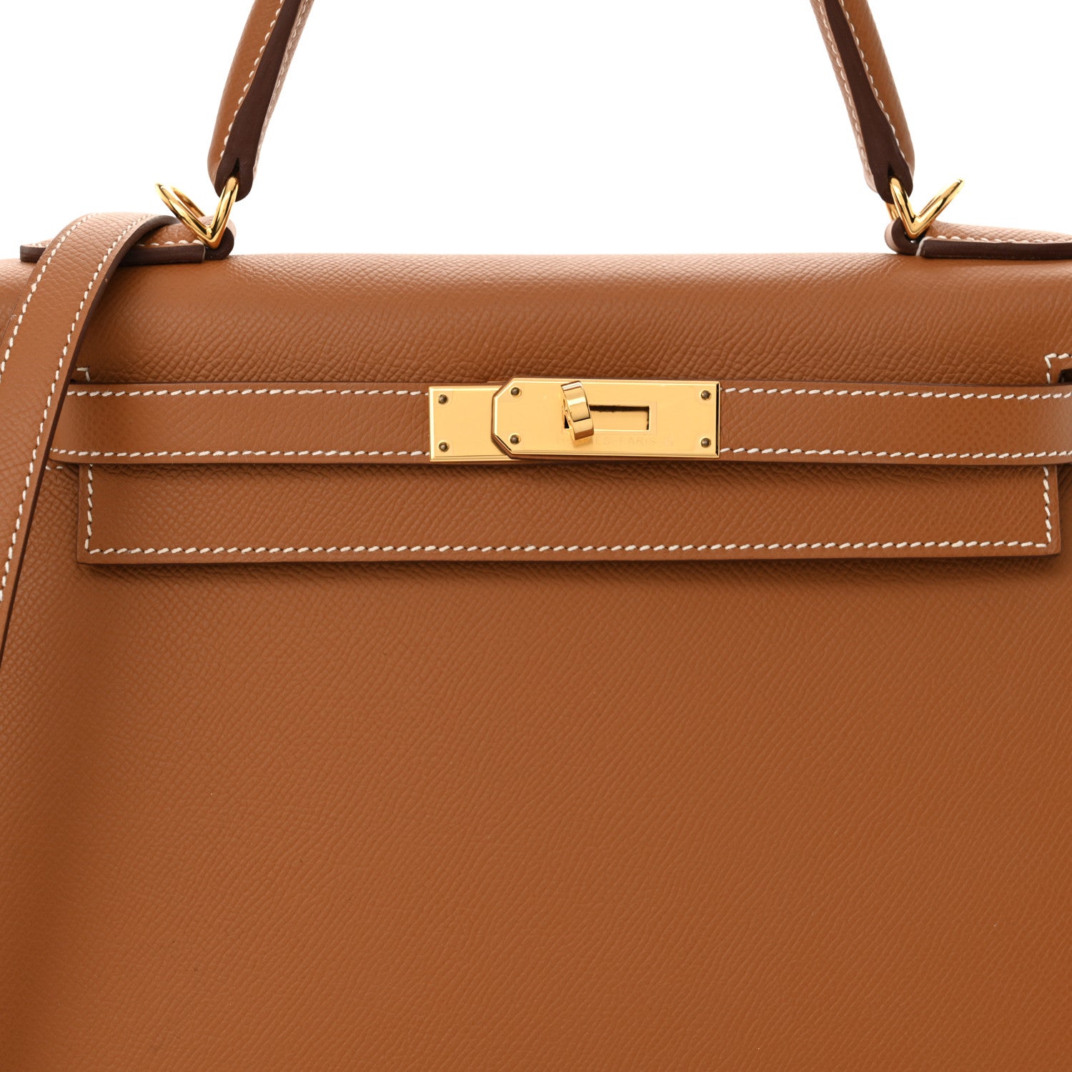 Hermes Epsom Kelly Sellier 28 Gold 8 of 10
