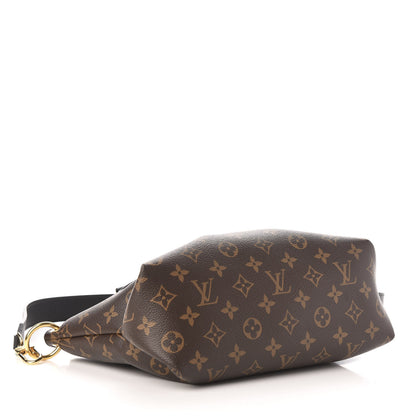 Louis Vuitton Monogram Flower Zipped Tote PM Black 4 of 10