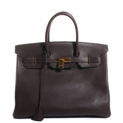 Hermes Togo Birkin 35 Chocolate 1 of 20