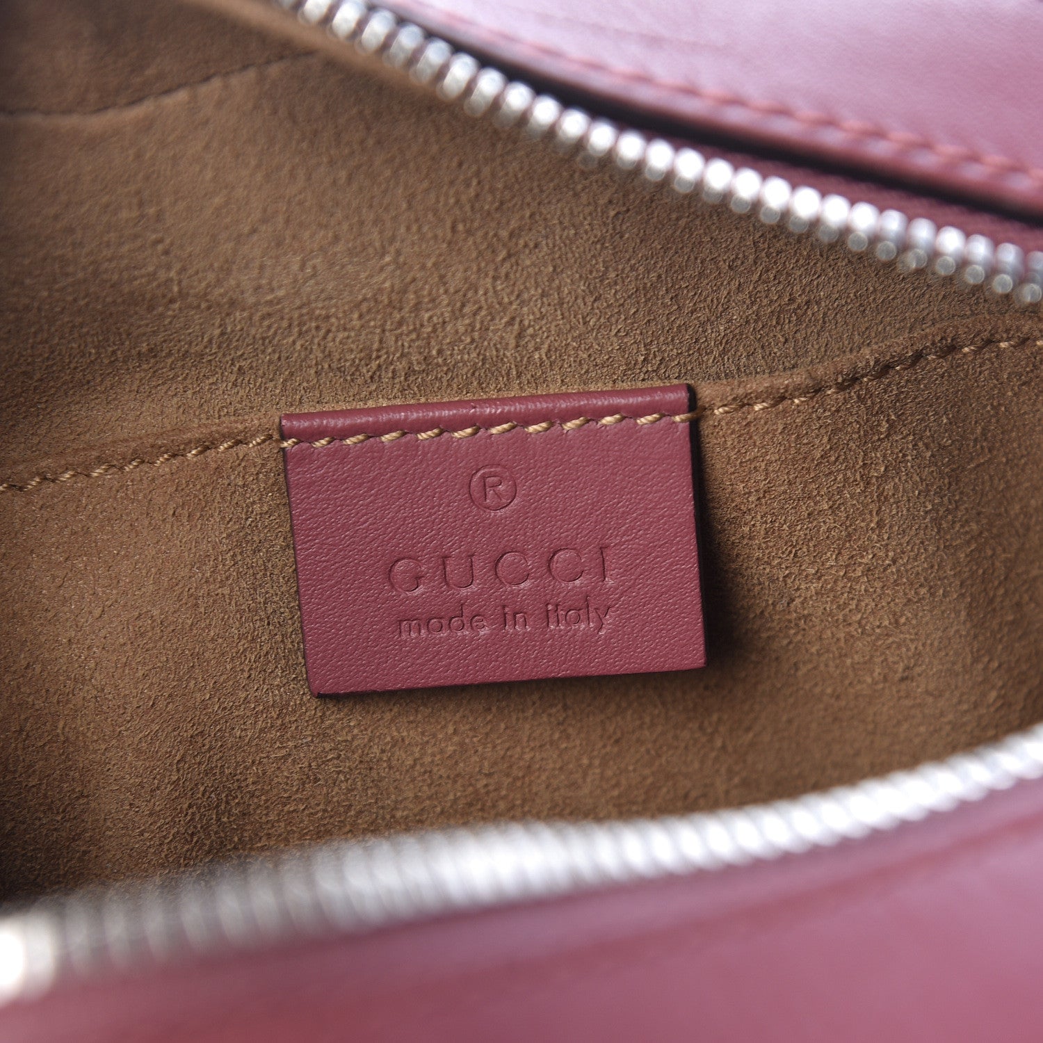 Gucci GG Supreme Monogram Blooms Mini Chain Shoulder Bag Beige Multicolor Dry Rose 6 of 11