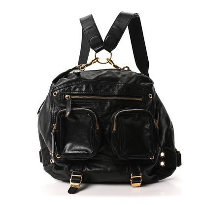Gucci Calfskin Medium Darwin Convertible Backpack Black 1 of 9