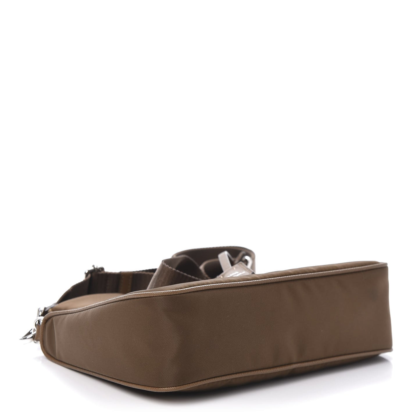 Tessuto Nylon Saffiano Re-Edition 2005 Shoulder Bag Cacao
