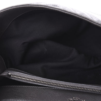 Saint Laurent Sheepskin Matelasse Chevron Monogram Large College Satchel Light Coal 16 of 20