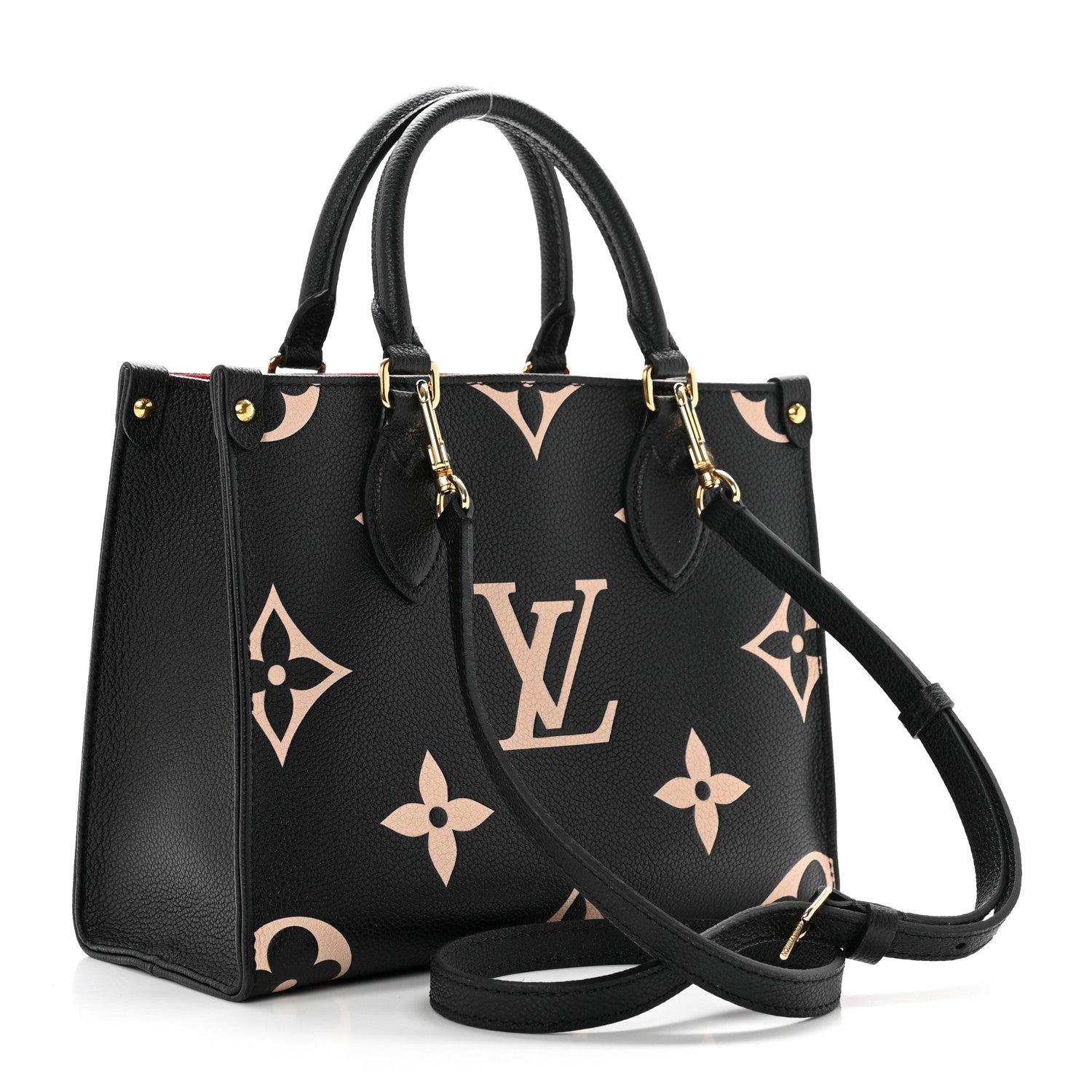 Louis Vuitton Empreinte Monogram Giant Onthego PM Black Beige 2 of 7
