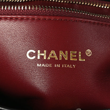 Chanel Lambskin Resin Pearl Quilted Small Flap Black 7 of 10