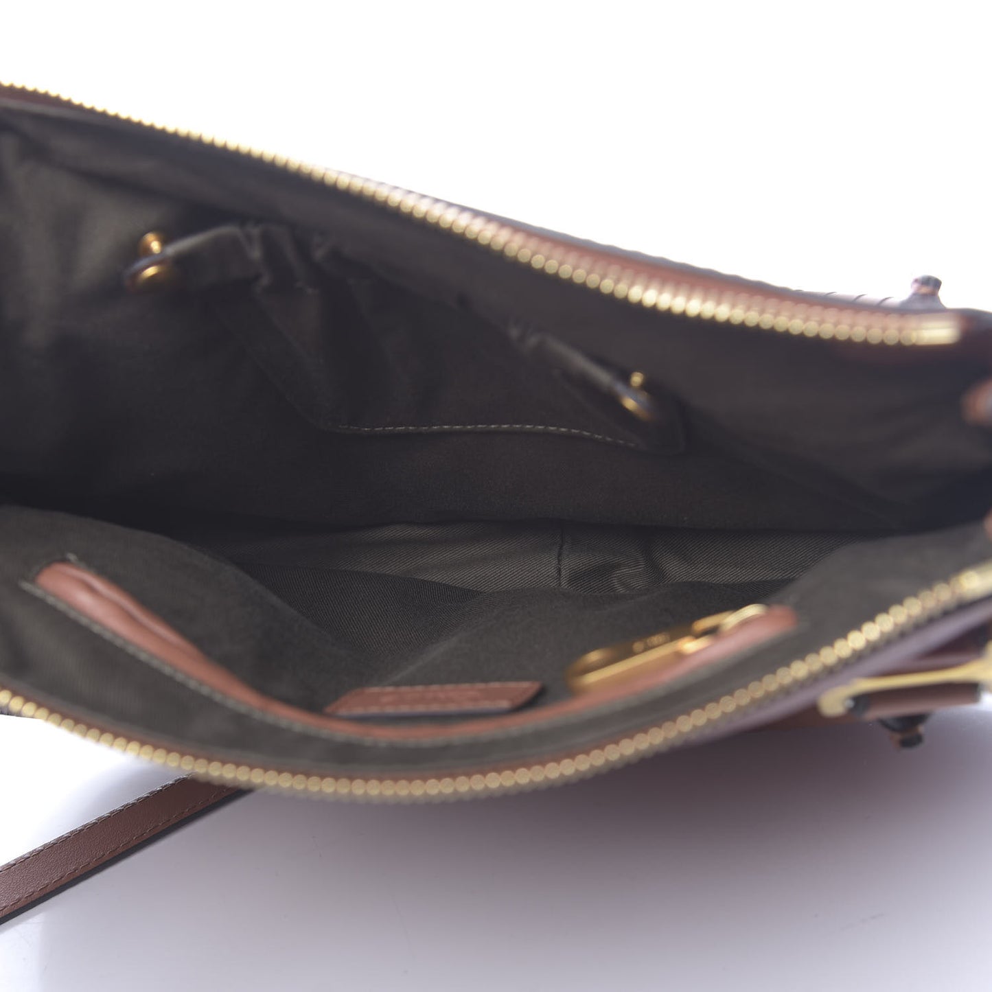 Calfskin Crocodile Embossed Medium Marcie Satchel Mahogany