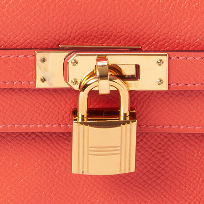 Hermes Epsom Kelly Sellier 25 Rouge Pivoine 20 of 33