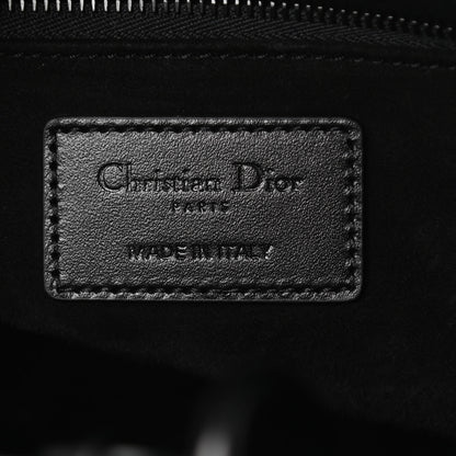 Christian Dior Calfskin Cannage Diamond Cannage Medium Lady Dior Black 6 of 12